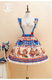 Miss Point Cat Sweetheart Skirt with Detachable Shoulder Straps(Reservation/Full Payment Without Shipping)